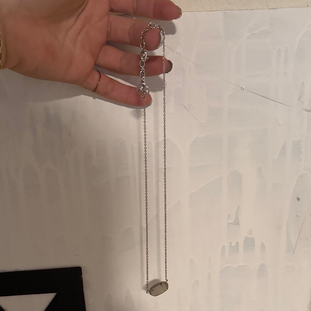 Kendra Scott crystal Silver Necklace